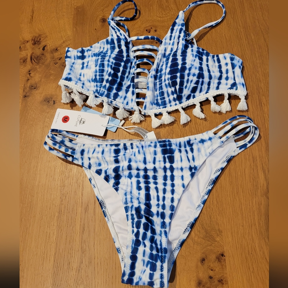 Cupshe tie dye bikini